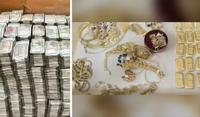 Money and gold in raids