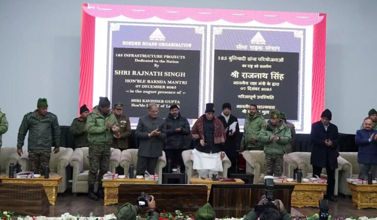 Arunachal Sees Major Infra Boost as 32 BRO Projects Inaugurated by Rajnath Singh
